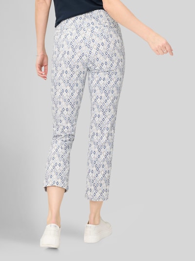 Raphaela By Brax slim fit 7/8-broek van katoenmix Blauw - 5