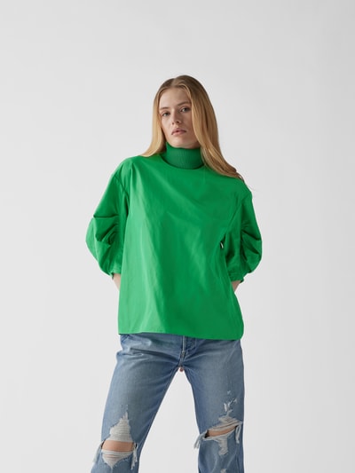 Tibi Bluse mit 3/4-Ärmeln Gruen 4