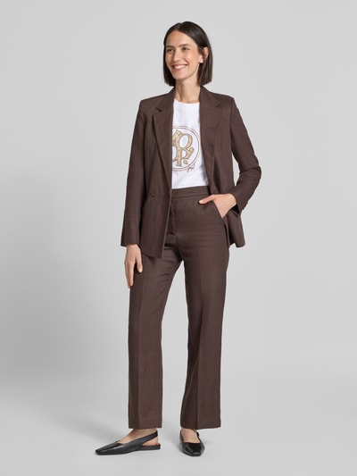 JOOP! T-shirt z obszyciem kamieniami stras model ‘Tashi’ Biały 1