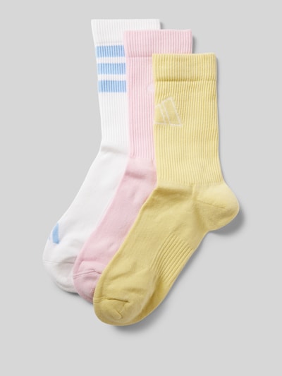 ADIDAS SPORTSWEAR Socken mit Label-Stitching im 3er-Pack Hellgelb 1