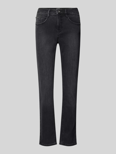 Brax Bootcut Jeans mit Label-Patch Modell 'MARY' Dunkelgrau 1