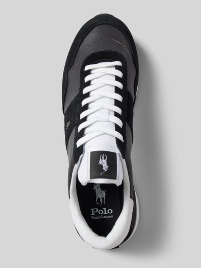 Polo Ralph Lauren Sneaker aus Leder-Mix Modell 'TRAIN' Black 3