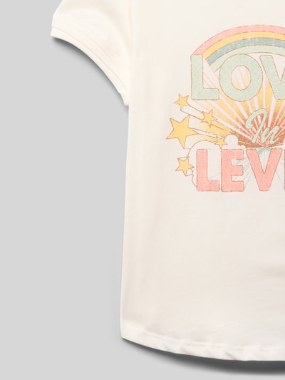 Levi’s® Kids T-Shirt mit Motiv-Print Ecru 2