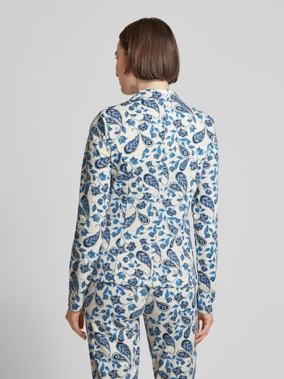 ICHI Blazer mit Allover-Print Modell 'Kate Print' Bleu 5