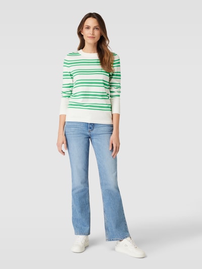 Esprit Pullover met ribboorden Groen - 1