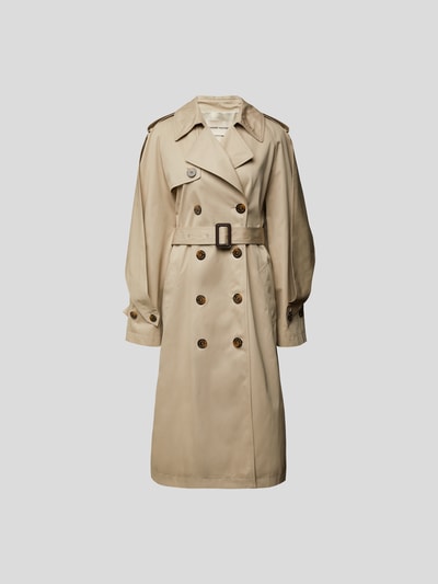 Alexandre Vauthier Trenchcoat mit Eingrifftaschen Sand 2