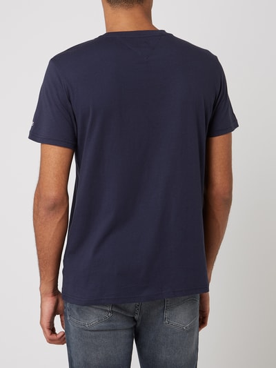 Tommy Jeans T-Shirt aus Organic Cotton Dunkelblau 5