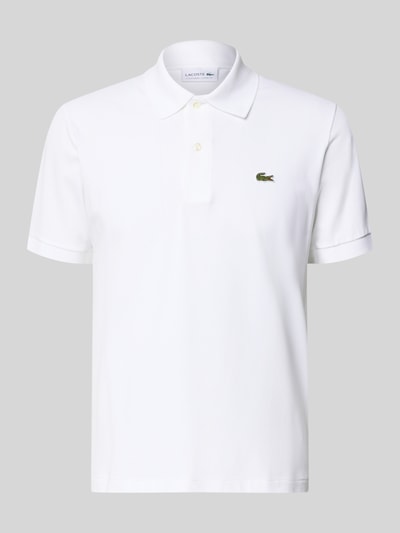 Produktfoto, Regular Fit Poloshirt aus Baumwoll-Mix von Lacoste, Optik: Unifarben, Applikation: Logo-Detail, Materialverarbeitung: Piqué