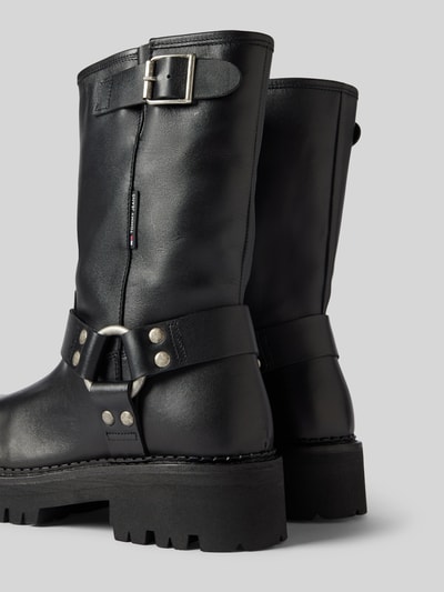 Tommy Jeans Buty skórzane ze sprzączką model ‘URBAN BIKER BOOT’ Czarny 2