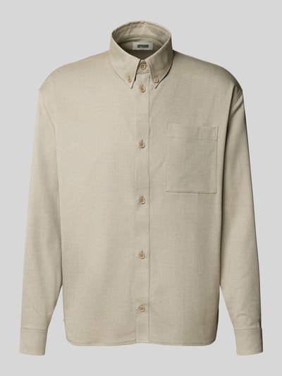 Drykorn Regular Fit Freizeithemd mit Button-Down-Kragen Modell 'FENRIC' Sand 2