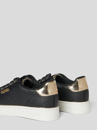 Guess Sneakers met reliëflogo’s Zwart - 2