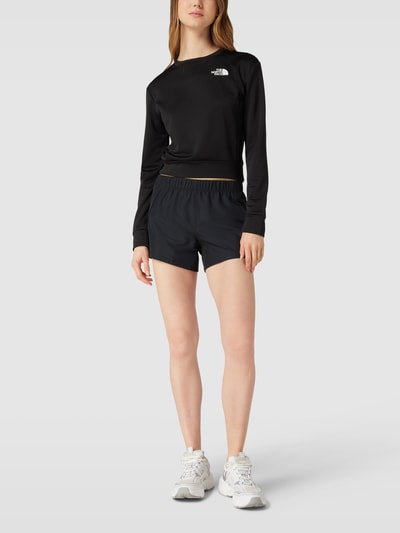 The North Face Sweatshorts met labelprint, model 'WOVEN' Zwart - 1