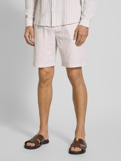 MCNEAL Shorts aus Leinen-Baumwoll-Mix mit Gesäßtasche Offwhite 4
