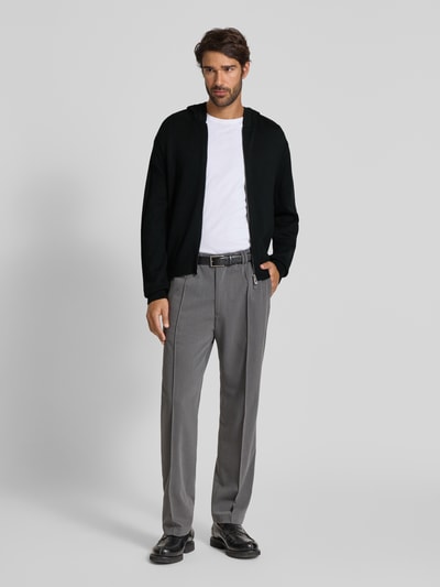 ARMANI EXCHANGE Gebreid jack met capuchon Zwart - 1