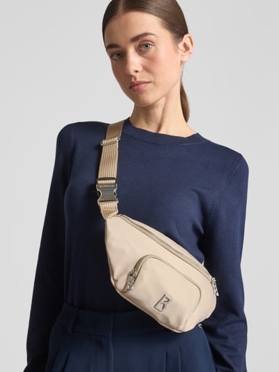 BOGNER Bauchtasche mit Label-Detail Modell 'JANIKA' Stein 1