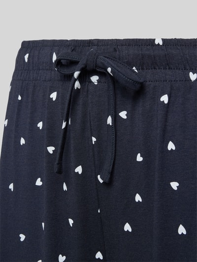 Jake*s Casual Pyjamabroek met elastische band Donkerblauw - 2