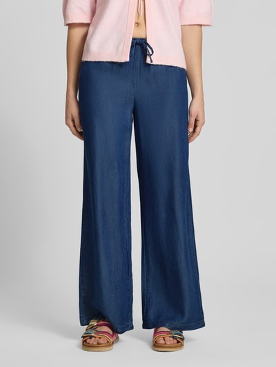 ONLY Wide Leg Hose aus Lyocell Modell 'CHARIS' Jeansblau 4