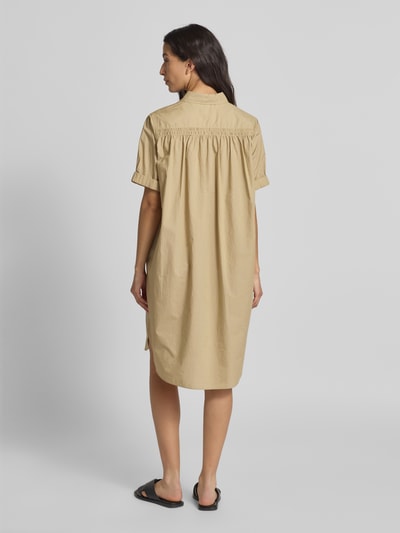s.Oliver RED LABEL Sukienka o kroju relaxed fit z czystej bawełny Piaskowy 5