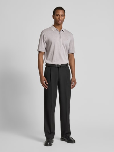 Christian Berg Men Poloshirt mit Polokragen Mittelgrau 1