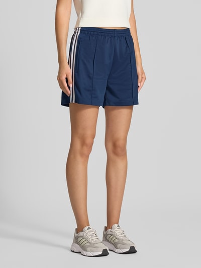 adidas Originals Shorts met elastische band Donkerblauw - 4