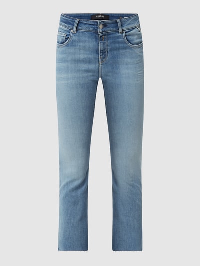 Replay Korte flared jeans met stretch Lichtblauw - 2