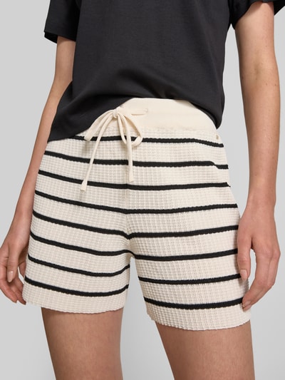 VILLA SOPHIE Korte broek met elastische band, model 'NURIA' Offwhite - 3