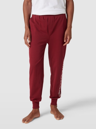 Polo Ralph Lauren Underwear Sweatpants mit Label-Stitching Dunkelrot 4