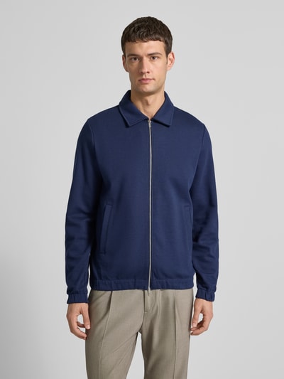 Christian Berg Men Bluza rozpinana z zamkiem błyskawicznym dwustronnym Granatowy 4