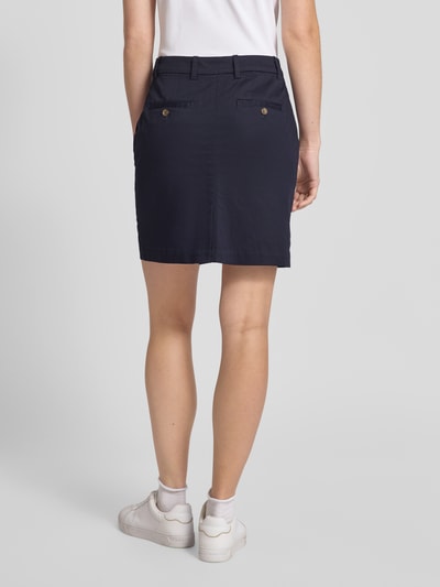 Gant Minirok met Franse steekzakken Marineblauw - 5