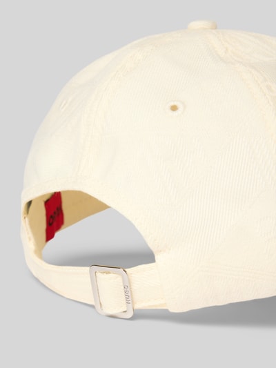 HUGO Basecap aus reiner Baumwolle Modell 'Ally' Offwhite 3