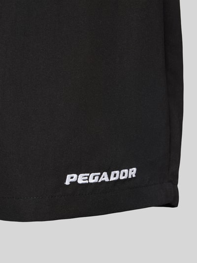 Pegador Badehose mit Label-Stitching Black 2