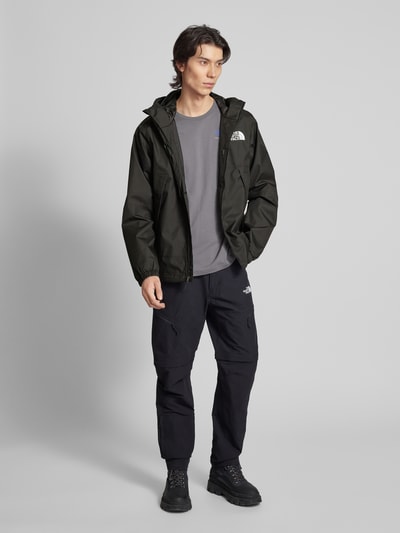 The North Face Jack met labelstitching, model 'MOUNTAIN' Zwart - 1