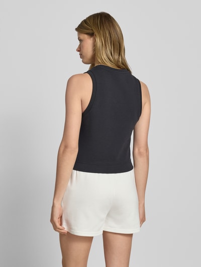 adidas Sportswear Tanktop mit Logo und Rundhalsausschnitt Black 5