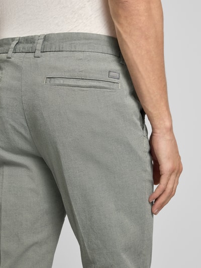 BOSS Chinosy o kroju slim fit z kieszeniami z tyłu model ‘Kaiton’ Jasnoszary 3