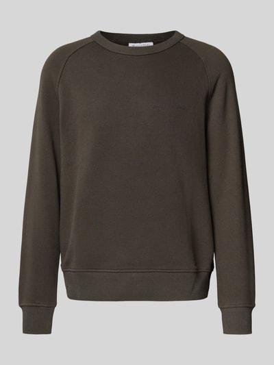 Marc O'Polo Denim Relaxed Fit Sweatshirt aus reiner Baumwolle Dunkelbraun 2