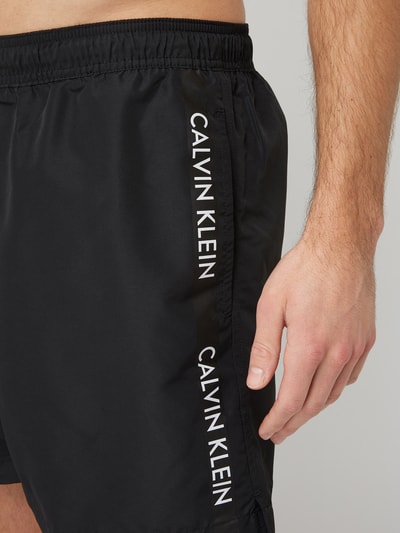 Calvin Klein Underwear Zwemshort met logostrepen Zwart - 2