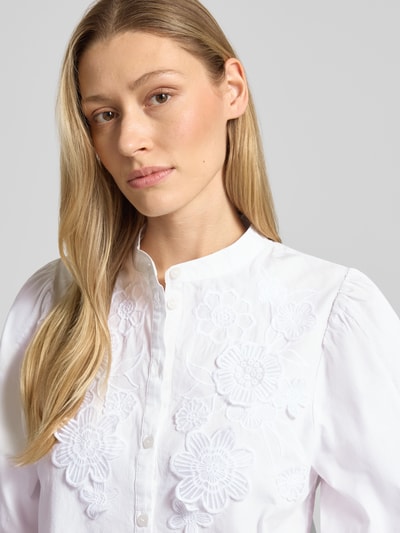 Essentiel Antwerp Boxy Fit Hemdbluse aus reiner Baumwolle Modell 'JORJA' Weiss 3