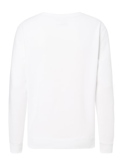 Tommy Jeans Sweatshirt mit großem Logo-Aufnäher Weiss 3