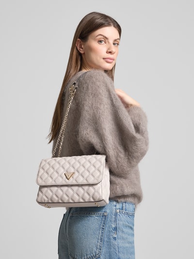 Guess Handtasche mit Schulterriemen Modell 'GIULLY' Stein 1