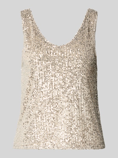 ONLY Regular Fit Top mit Pailletten Modell 'ANA' Offwhite 2