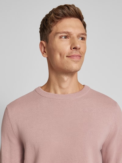 Marc O'Polo Loose Fit Pullover mit Rundhalsausschnitt Rosa 3