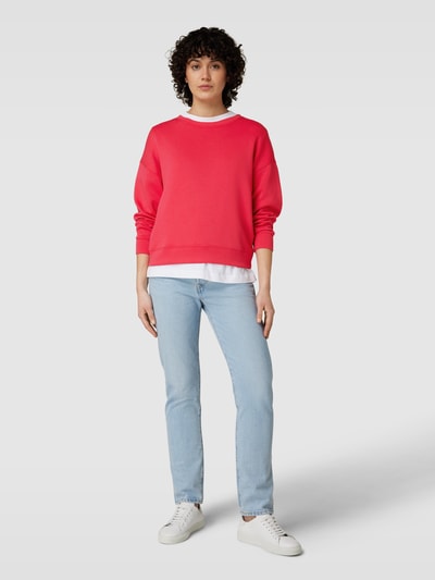 MSCH Copenhagen Sweatshirt met extra brede schouders, model 'IMA Q' Rood - 1