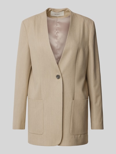 MORE Blazer mit aufgesetzten Taschen Sand 2