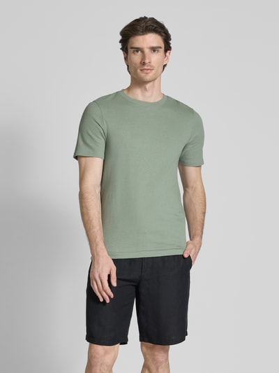 MCNEAL T-Shirt mit geripptem Rundhalsausschnitt Lind 4