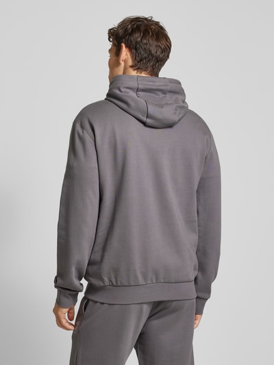 EA7 Emporio Armani Hoodie met labelprint Middengrijs - 5