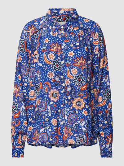 Part Two Blouse met all-over motief, model 'Verna' Blauw - 2