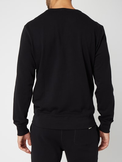 Diesel Sweatshirt mit Logo-Stickerei Black 4