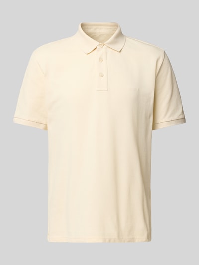 Gant Regular Fit Poloshirt von Label-Stitching Modell 'SUNFADED' Offwhite 2