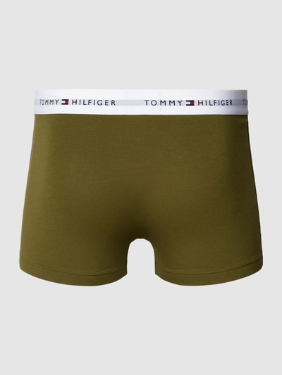 Tommy Hilfiger Trunks mit Label-Stitching im 3er-Pack Oliv 3