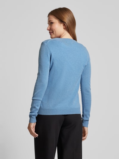 Christian Berg Woman Strickpullover mit Strukturmuster Rauchblau 7